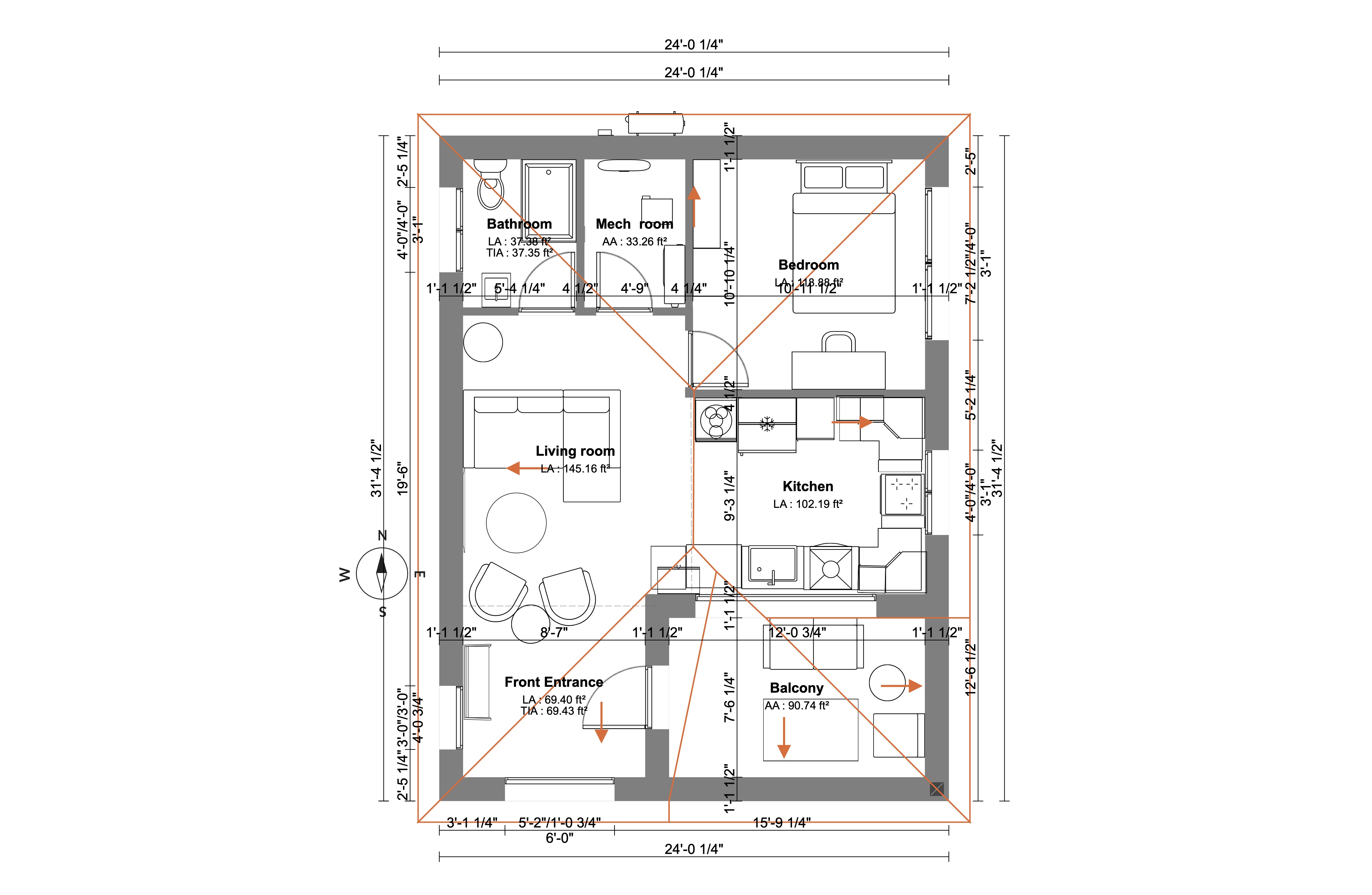 Floor Plan for Model A