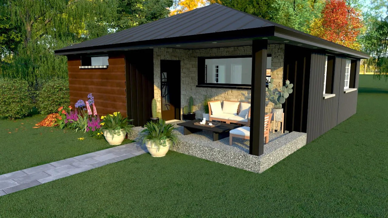 Axya Global garden suite exterior render